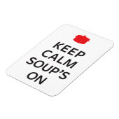 Magnet Flexible Gardez la soupe au calme allumée (Côté Gauche)