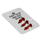 Magnet Flexible Gardez le calme Acheter des chaussures (Côté Droit)