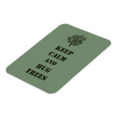 Magnet Flexible Gardez le calme des arbres (Côté Gauche)