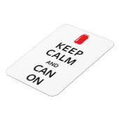 Magnet Flexible Gardez le calme et allumez (Côté Gauche)