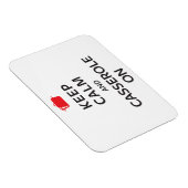 Magnet Flexible Gardez le calme et la Casserole allumés (Côté Droit)