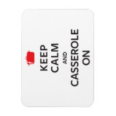 Magnet Flexible Gardez le calme et la Casserole allumés (Vertical)