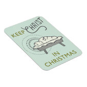 Magnet Flexible Gardez le Christ dans l'aimant de voiture de Noël (Côté Droit)