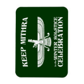 Magnet Flexible Gardez Mithra à la fête du Solstice d'hiver (Vertical)