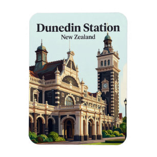 Magnet Flexible Gare de Dunedin Nouvelle-Zélande