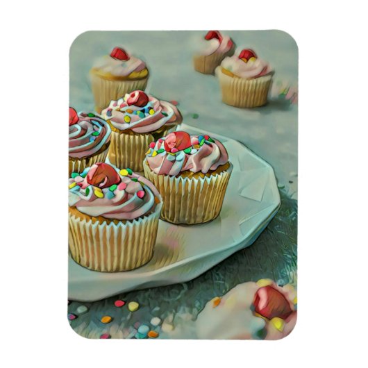 Magnet Flexible Gâteau à la crème glacée (Vertical)