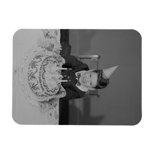 Magnet Flexible Gâteau d'anniversaire (Horizontal)