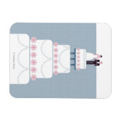 Magnet Flexible Gâteau mariage (Horizontal)