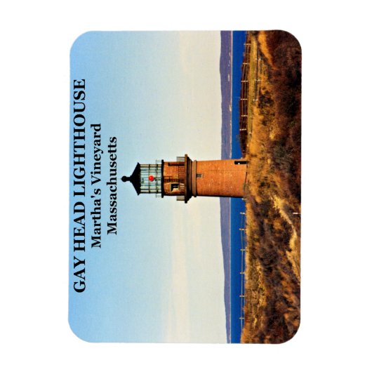 Magnet Flexible Gay Head Lighthouse, Martha's Vineyard MA (Vertical)