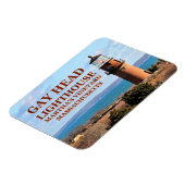 Magnet Flexible Gay Head Lighthouse, Martha's Vineyard MA (Côté Gauche)