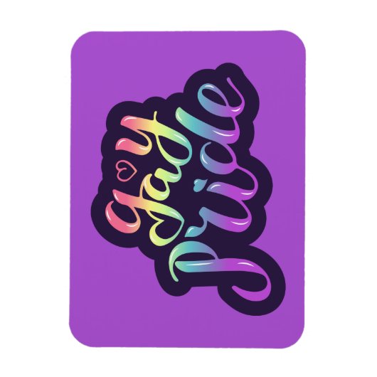 Magnet Flexible Gay pride (Vertical)