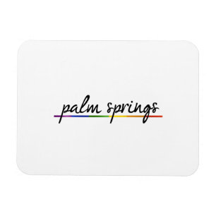 MAGNET FLEXIBLE GAY PRIDE DE PALM SPRINGS - .PNG