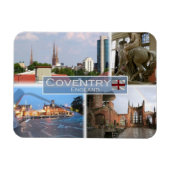 Magnet Flexible GB Royaume-Uni - Angleterre - Coventry - (Horizontal)