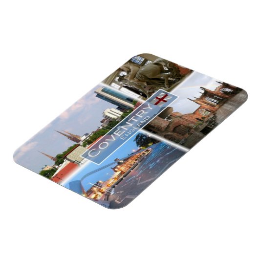 Magnet Flexible GB Royaume-Uni - Angleterre - Coventry - (Côté Gauche)
