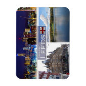 Magnet Flexible GB Royaume-Uni - Angleterre - Leeds - Yorkshire (Vertical)