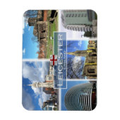 Magnet Flexible GB Royaume-Uni - Angleterre - Leicester (Vertical)