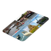 Magnet Flexible GB Royaume-Uni - Angleterre - Whitby - (Côté Gauche)