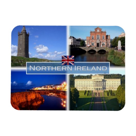 Magnet Flexible GB Royaume-Uni - Irlande du Nord - (Horizontal)