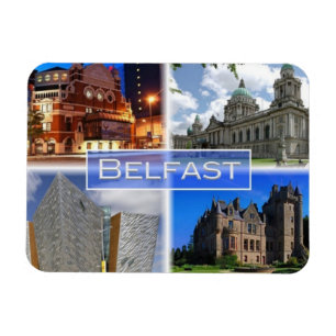 Magnet Flexible GB Royaume-Uni - Irlande du Nord - Belfast