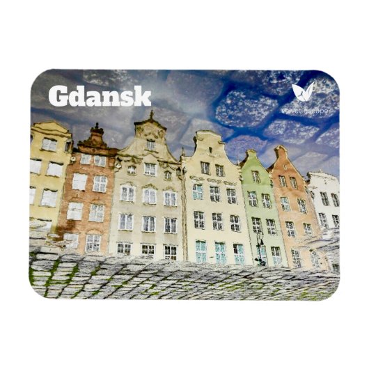 Magnet Flexible Gdansk, Pologne - aimant par Velvet Escape (Horizontal)