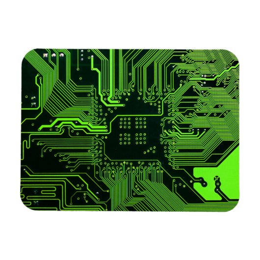 Magnet Flexible Geek de la carte de circuit électronique Nerd PCB (Horizontal)