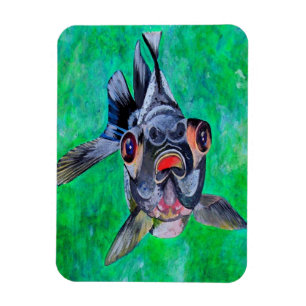 Magnet Flexible Geeky Blackmoor Goldfish aux yeux télescopiques