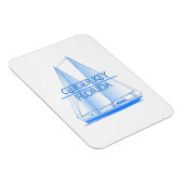 Magnet Flexible Géiger Clé Côtier Nautique Voilier (Côté Droit)