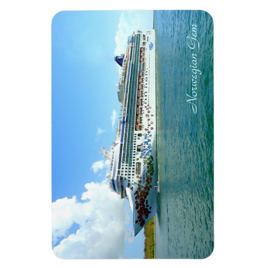 Magnet Flexible Gem sur la côte spatiale (Vertical)