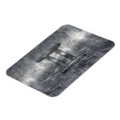 Magnet Flexible Gemini Sign en Distressed Siver Steel (Côté Gauche)