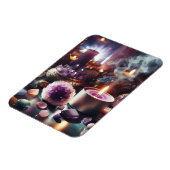 Magnet Flexible Gemmes et cristaux d'Améthyste pourpre (Côté Gauche)