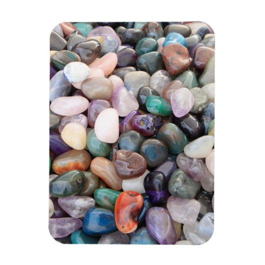 Magnet Flexible Gemstones Crystals Pebbles (Vertical)