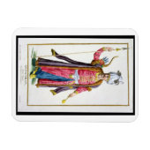 Magnet Flexible Genghis Khan (c.1162-1227) de Receuil des Estam (Horizontal)