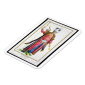 Magnet Flexible Genghis Khan (c.1162-1227) de Receuil des Estam (Côté Gauche)