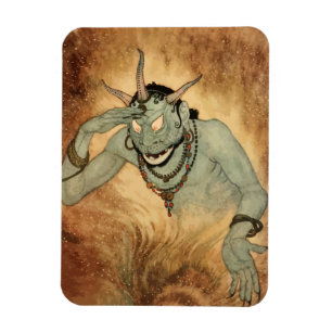 Magnet Flexible Génie des Mille et Une Nuits par Edmund Dulac