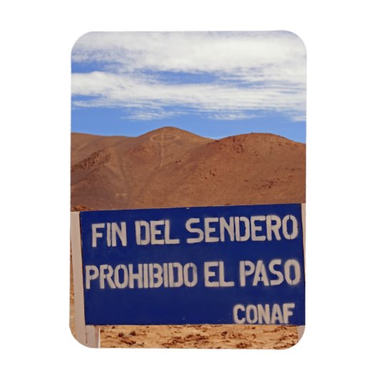 Magnet Flexible Géoglyphes d'Atacama, Chili (Vertical)