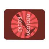 Magnet Flexible géologie rocks! Insigne marteau (Horizontal)