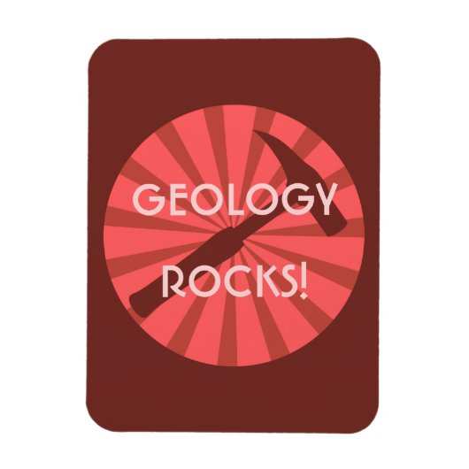 Magnet Flexible géologie rocks! Insigne marteau (Vertical)