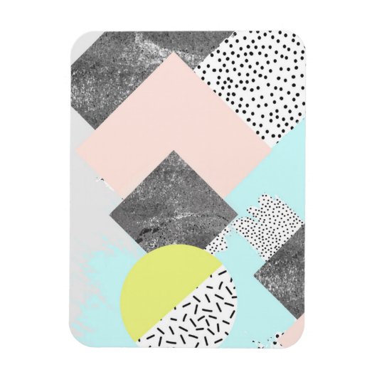 Magnet Flexible Geometric Abstract Scandi (Vertical)