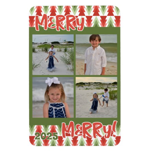 Magnet Flexible Geometric Christmas Tree Grove (Vertical)