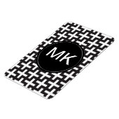 Magnet Flexible Géométrie noir et blanc (Côté Gauche)