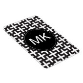 Magnet Flexible Géométrie noir et blanc (Côté Droit)