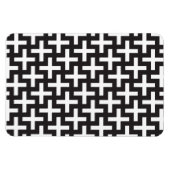 Magnet Flexible Géométrie noir et blanc (Horizontal)