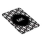 Magnet Flexible Géométrie noir et blanc (Côté Droit)