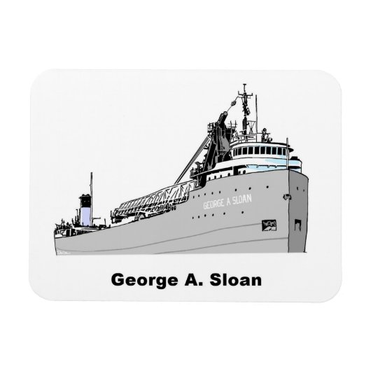 Magnet Flexible George A. Sloan (Horizontal)