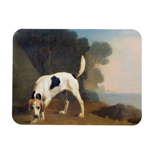 Magnet Flexible George Stubbs | Foxhound on the Scent, c.1760 (oil (Horizontal)