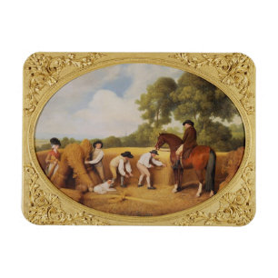 Magnet Flexible George Stubbs Reapers, 1795 (émail sur biscuit