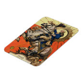 Magnet Flexible George Washington à cheval (Côté Gauche)