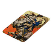 Magnet Flexible George Washington à cheval (Côté Gauche)