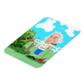 Magnet Flexible George Washington et son cerisier (Côté Gauche)