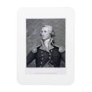 Magnet Flexible George Washington, gravé par brun Durand de